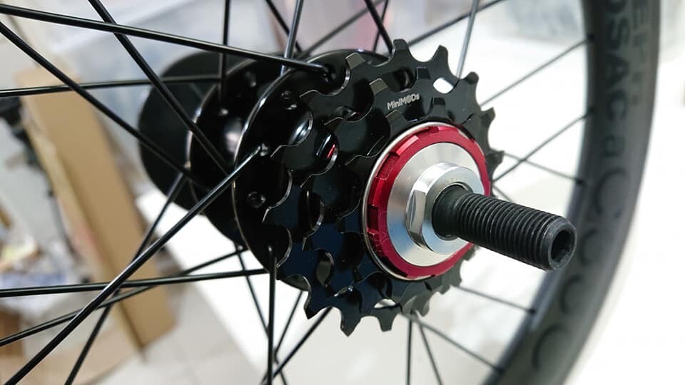 MiniMODs X3 Unibody Cog Set for Brompton 2S-3S/6S-9S Keep rear wheel & parts