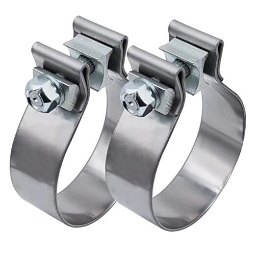 2.75 inch Exhaust Clamp Narrow Band Stainless Steel for Exhaust Pipe, 2.75″
