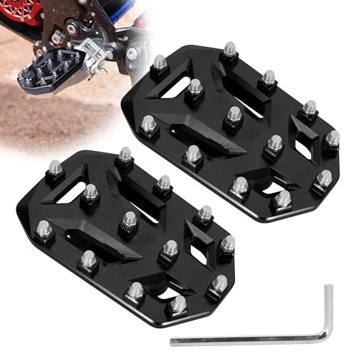 Dirt Bike Original Foot Pegs Extender Pedal 6061 Aluminum CNC Pedals – Black