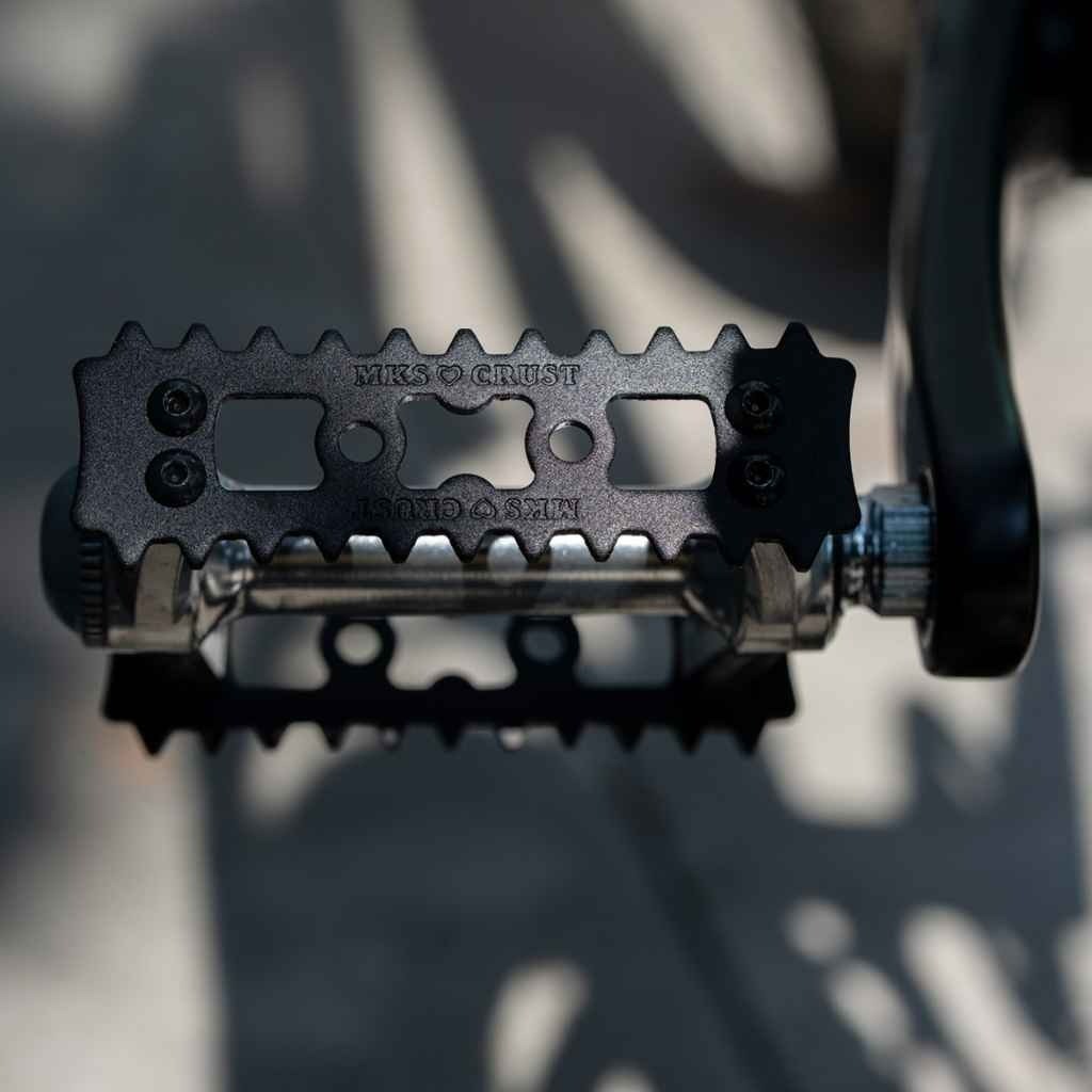 MKS×CRUST super gordito pedal (Black) Bicycle Parts 95×85mm JAPAN