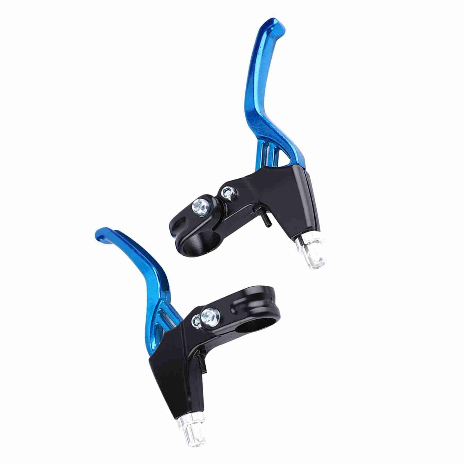 (Blue) 1Pair Alloy Brake Levers Lightweight Durable For Mountain Bikes Excellent