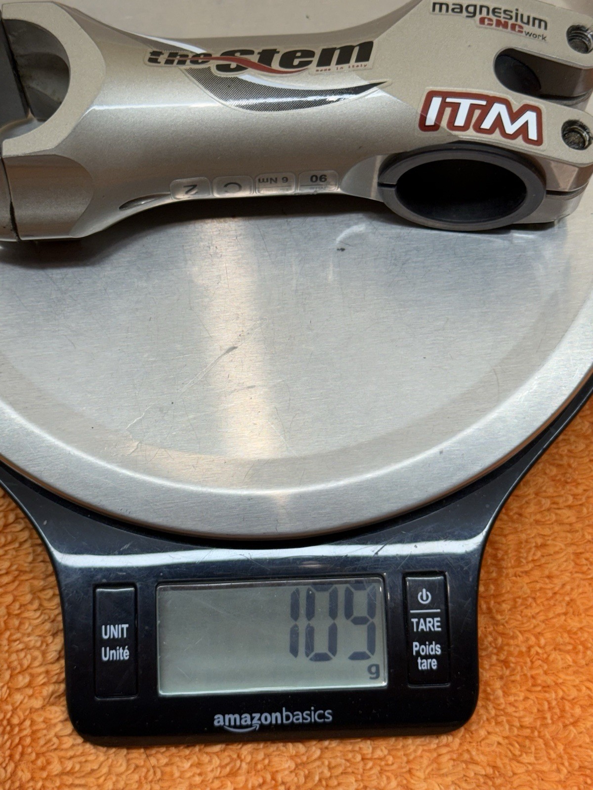 ITM the Stem Magnesium Road Bike 25.4 x 100mm 1 1/8″ Titanium -20º 98 Grams
