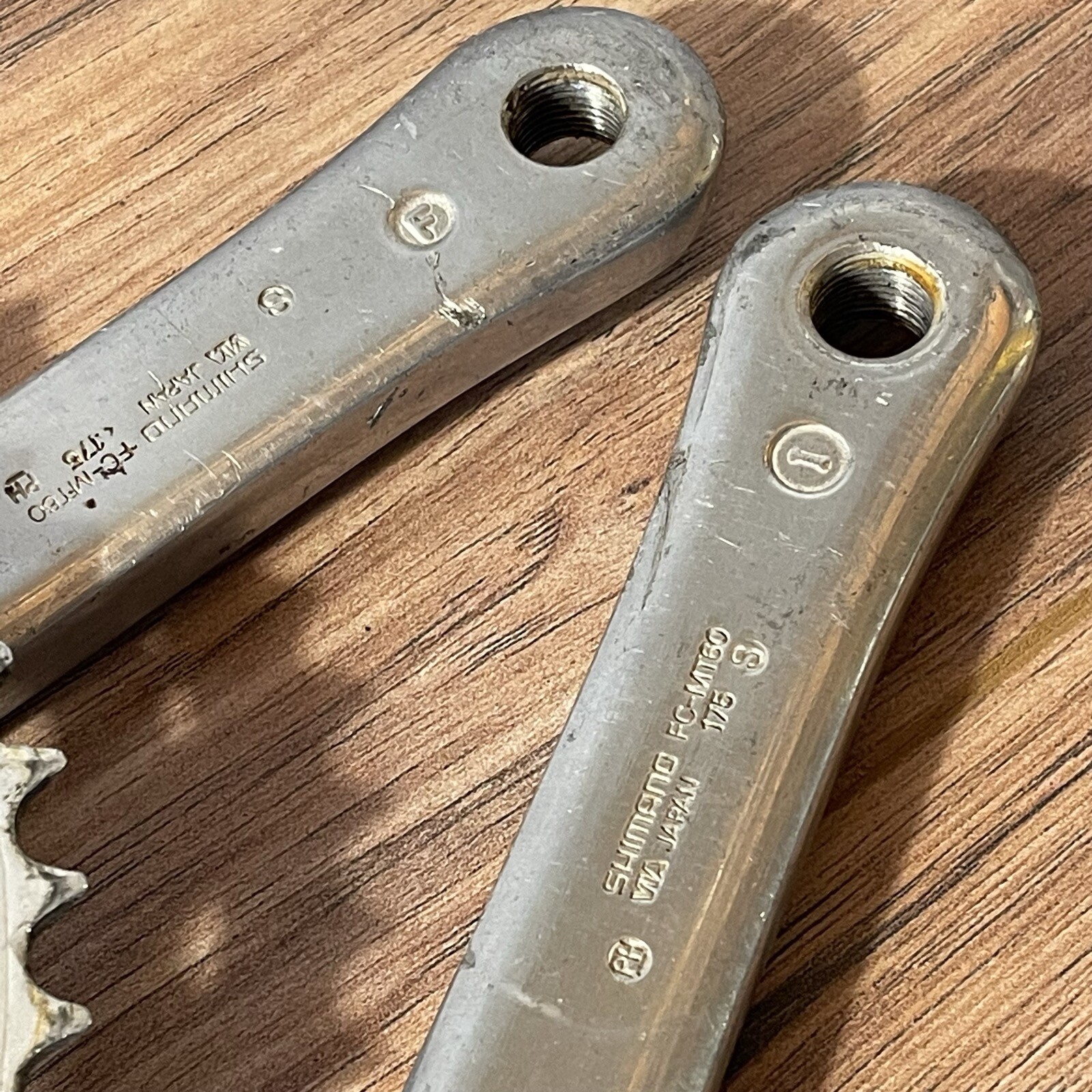 Vintage Shimano Deore FC-MT60 Crankset 175 46 / 36 / 24 Triple
