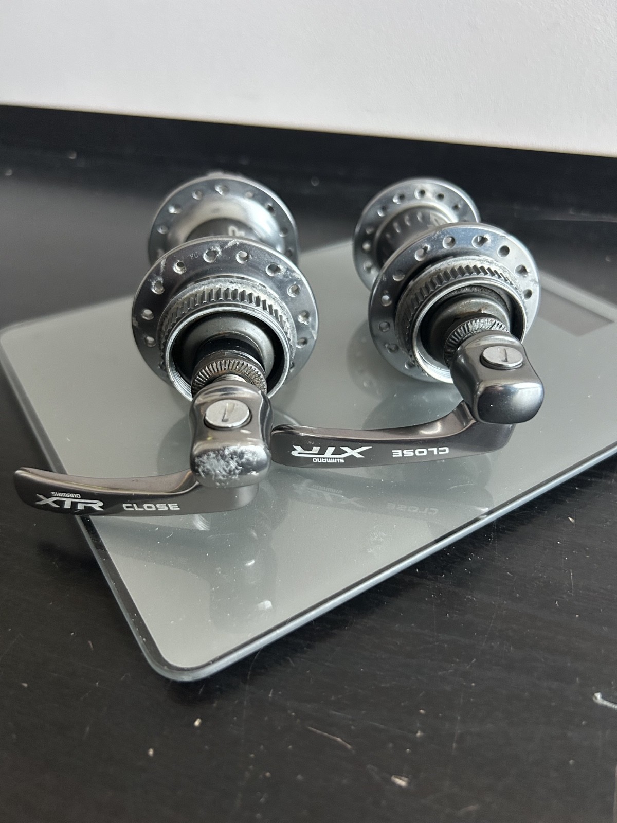 Shimano XTR HB-M965/FH-M965 MTB/Gr. Bike 32/32H pair F&R Hubs Center Lock Brake