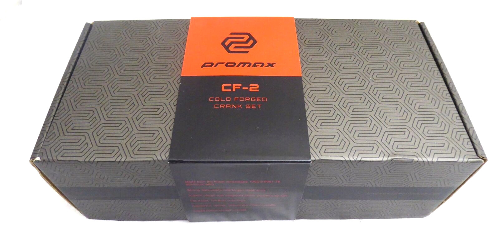 Promax CF-2 Crankset – 160mm, 24mm Spindle, 68mm English BB Included, Gold