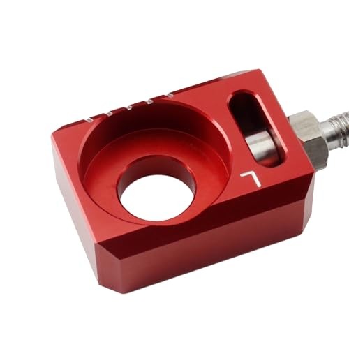 13mm 0.51″ Axle Block,CNC Chain Tensioner Adjuster Repalcement for Surron Red