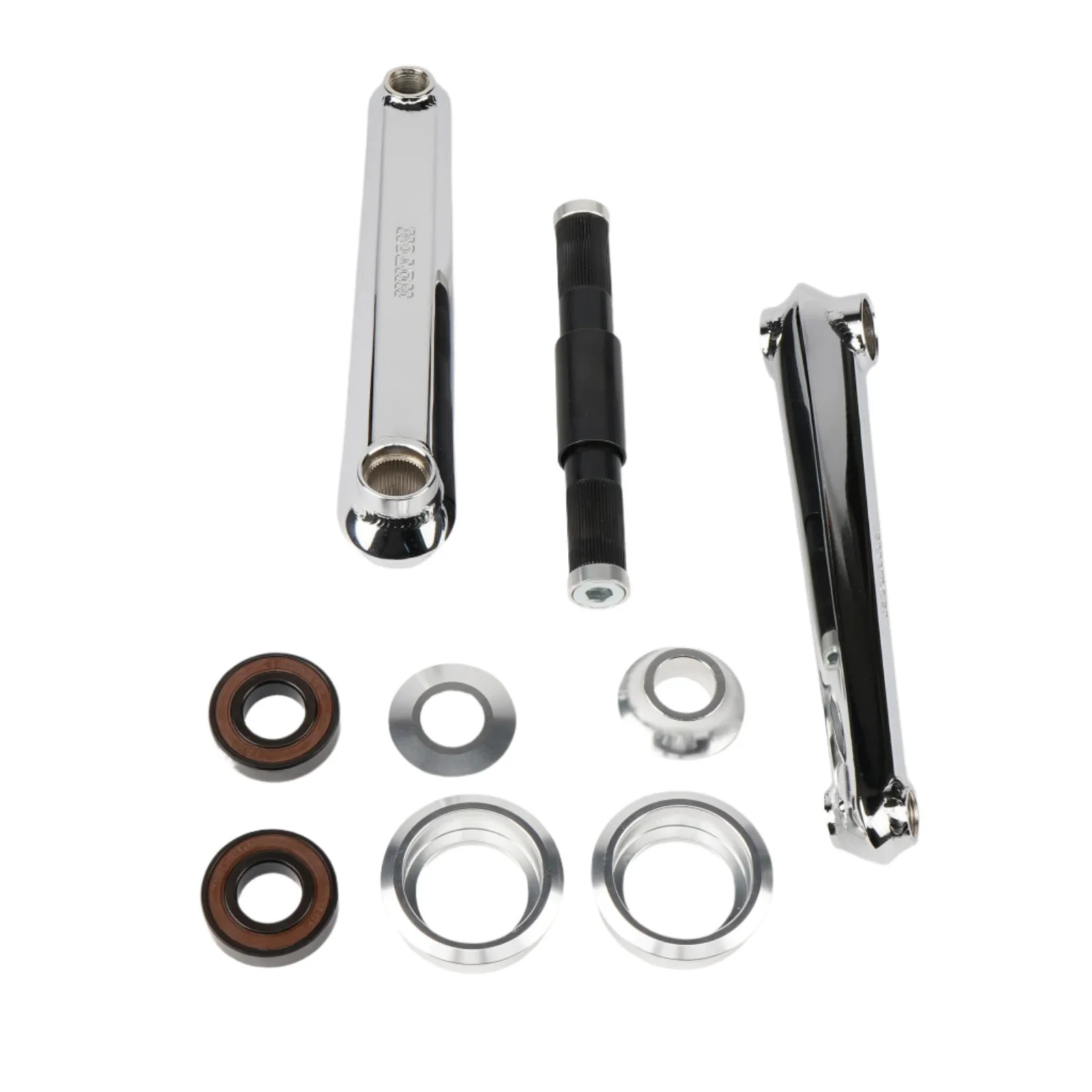 HUTCH AEROSPEED CRANK SET 175mm Chrome (OEM) (cups not included)