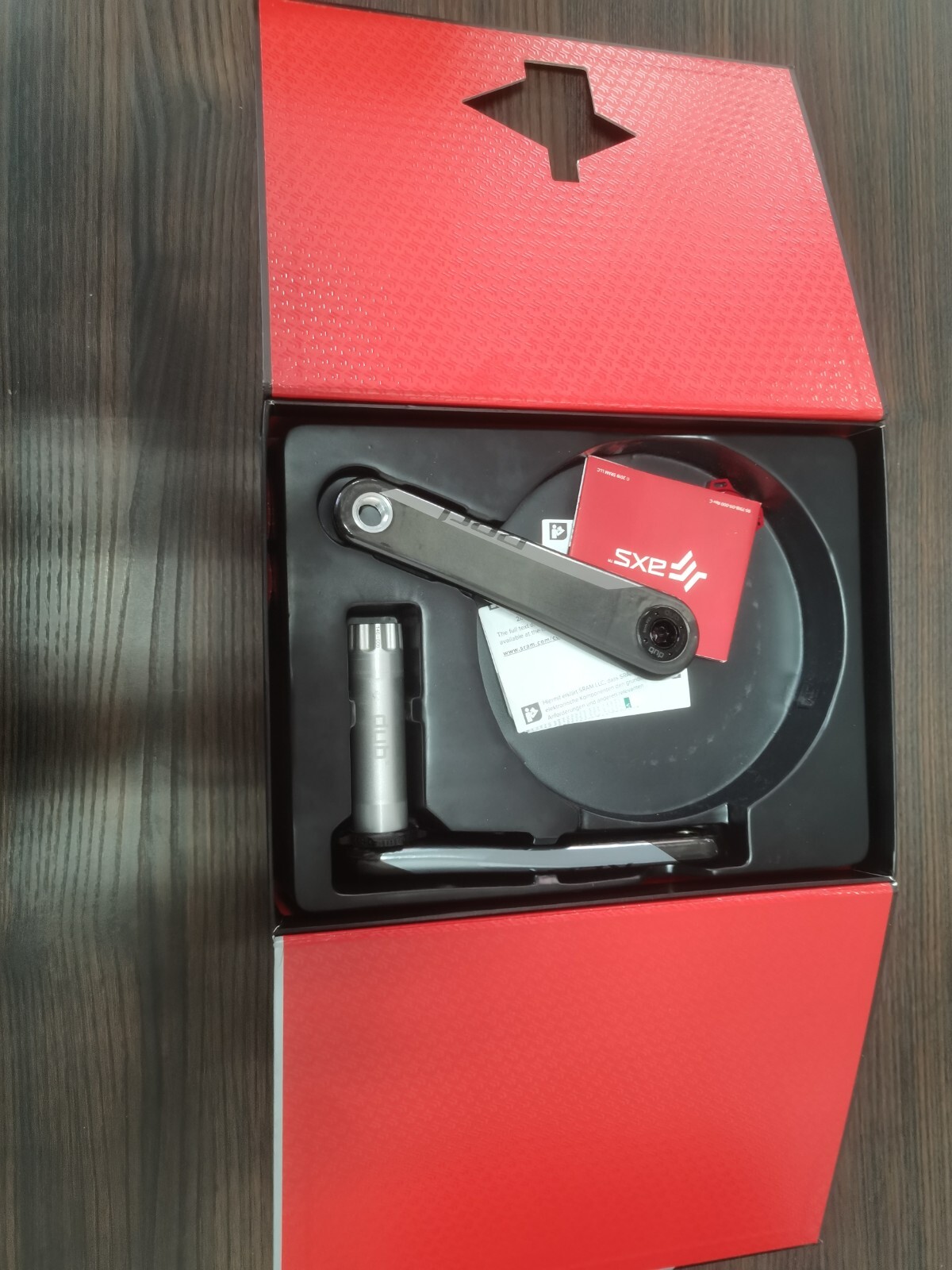 Light Use! SRAM Red AXS 170mm Carbon Crankset Crank Arms DUB SL Spindle 338g