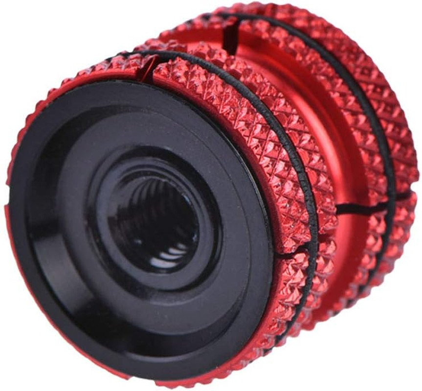 Headset Expander Plug, Headset Carbon Fork Compression Plug for 28.6mm(Red) Comp