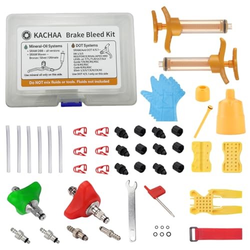 Bike Brake Bleed Kit for SRAM Maven/DB8 DB4 DB6 Mineral Oil & SRAM/Avid DOT