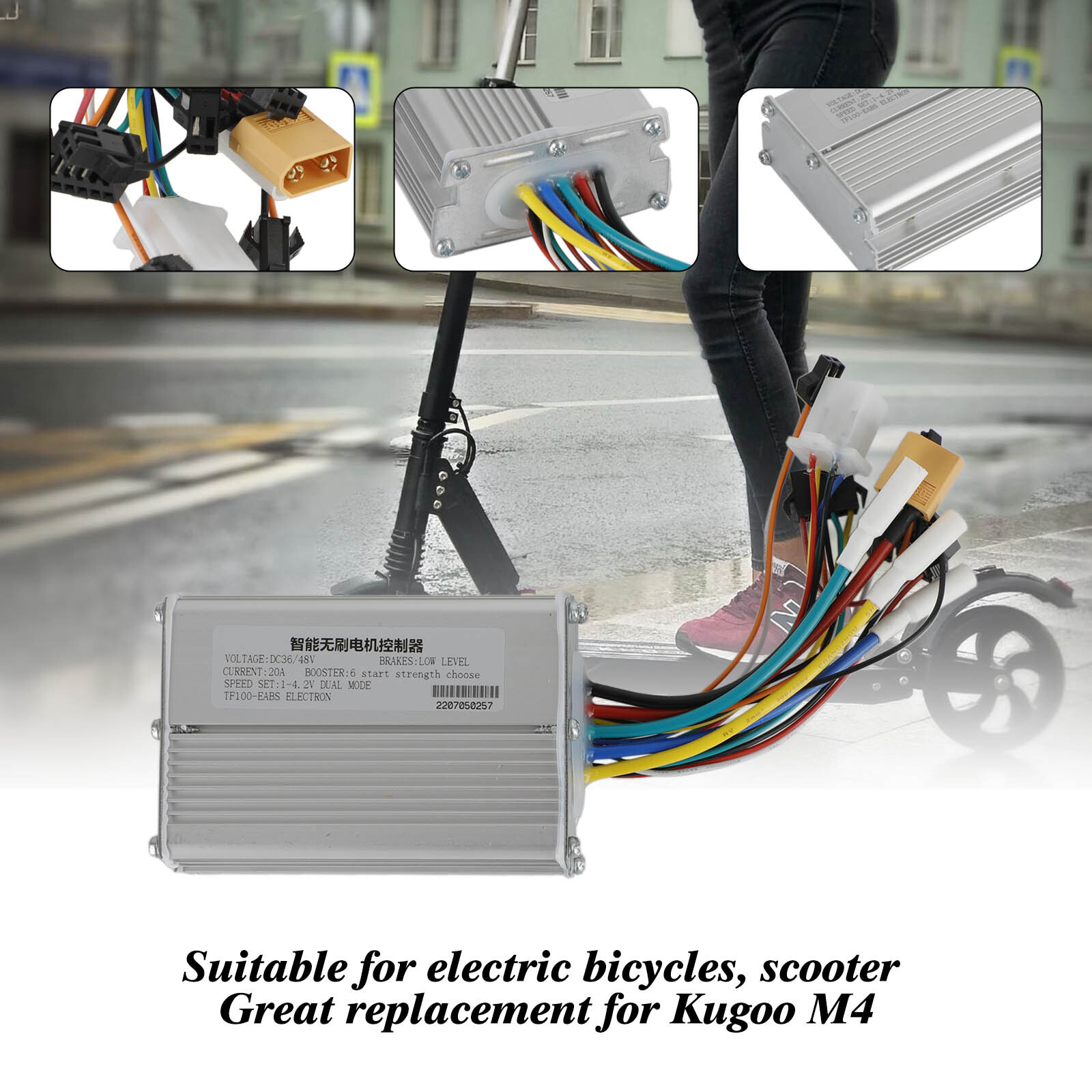 48V 20A Electric Scooter Motor Controller For 10″ Kugoo M4 UE
