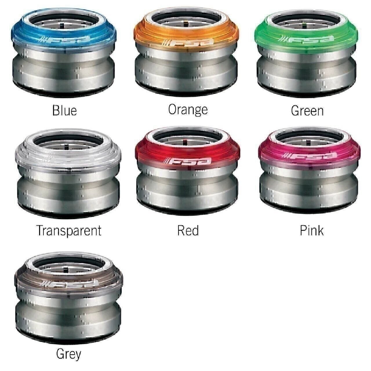 FSA Impact PC 1 1/8″ Integrated Headset w/translucent polycarbonate top cover