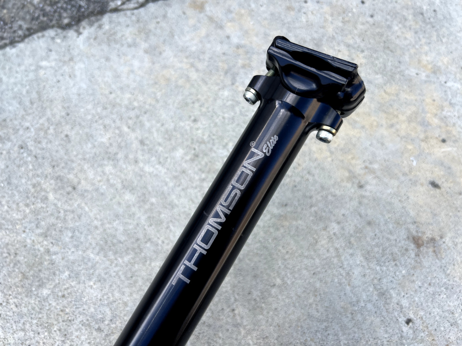 Thomson Elite Seatpost 30.9x367mm Uncut Mountain Gravel Bike MTB CX Black