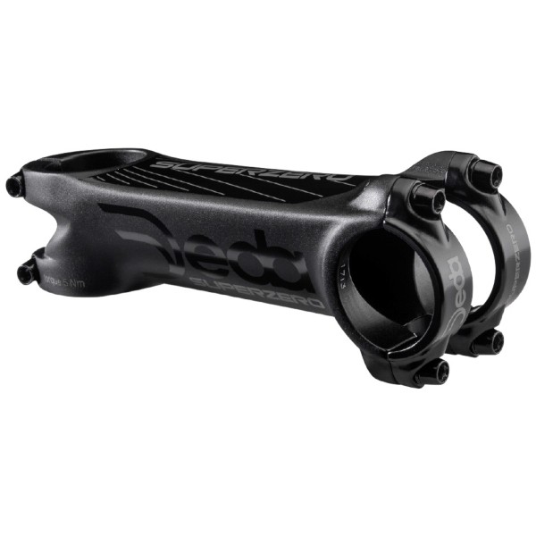 Deda Elementi SuperZero stem alloy 31.7mm x 11cm 1-1/8″ Polish on Black