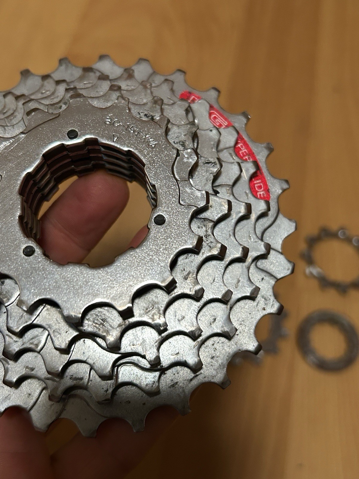 Vintage Shimano XT CS-HG90 Hyperglide C 7 Speed 11-28T Cassette 90s MTB HG Retro
