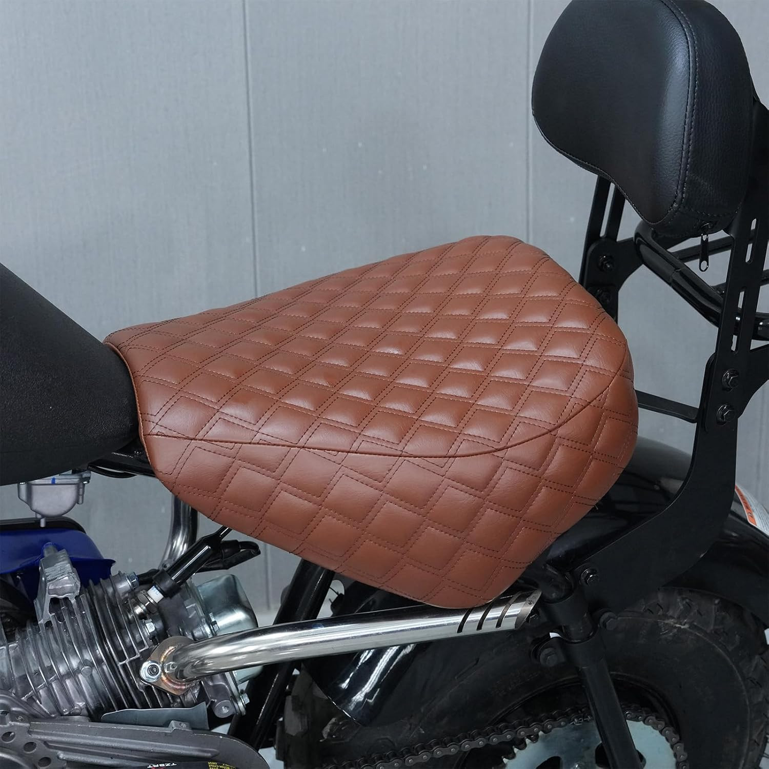 Brown Retro Design Mini Bike Seat for Massimo Trailmaster Hurricane MB200 MB200-