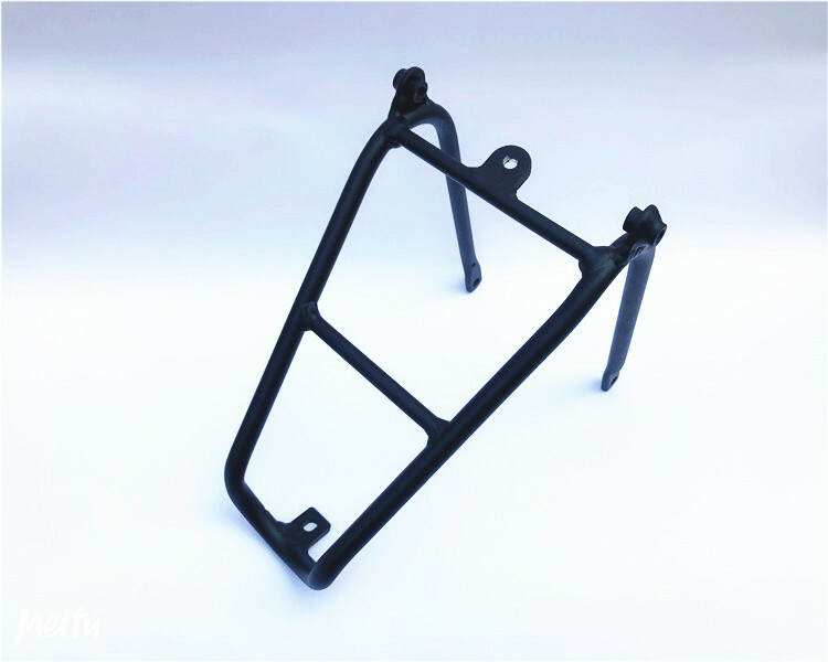 Aolly Rear Rack / EZ Easy wheels for Brompton Bicycle