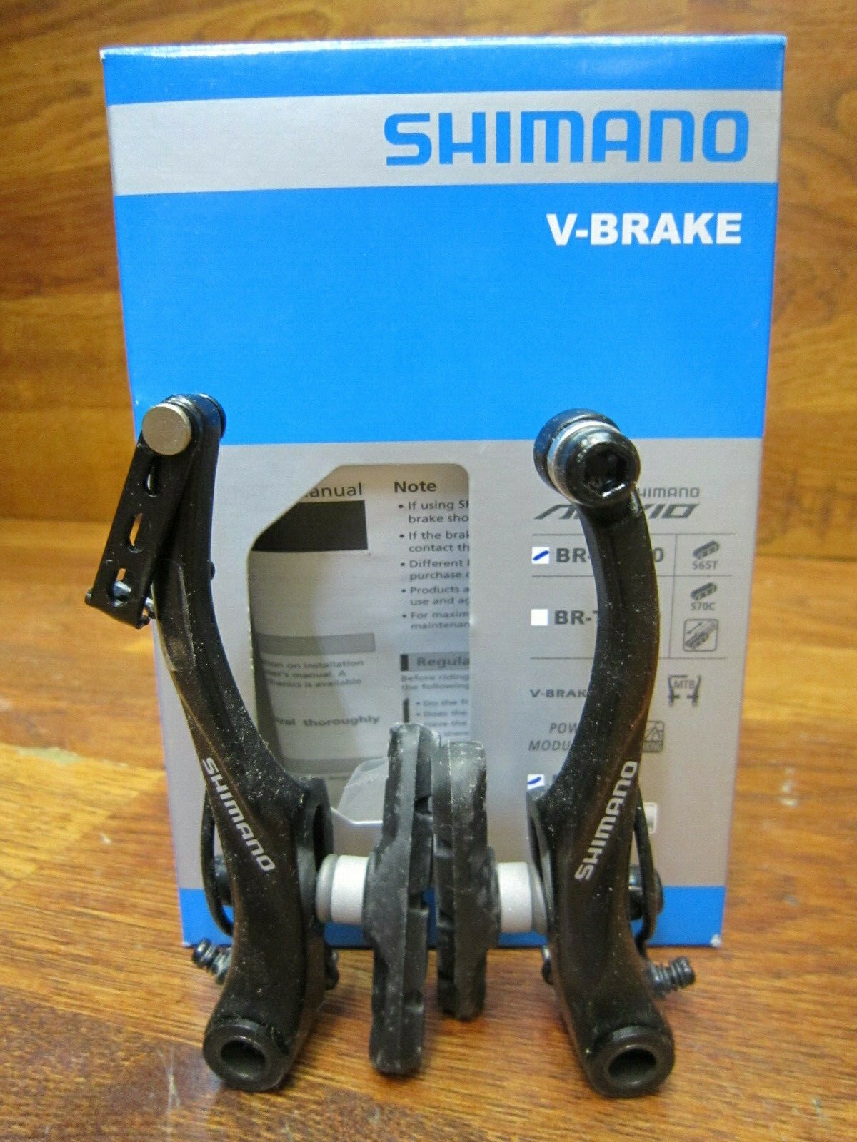 NOS SHIMANO ALIVIO BR-T4000 FRONT V-BRAKE CALIPER LEVERS – BLACK