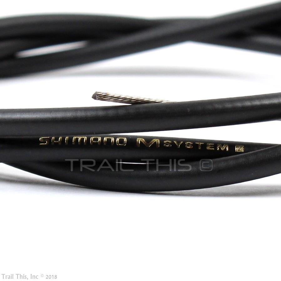 Shimano Stainless Steel Standard Mountain Bike MTB Brake Cable Housing Set Black