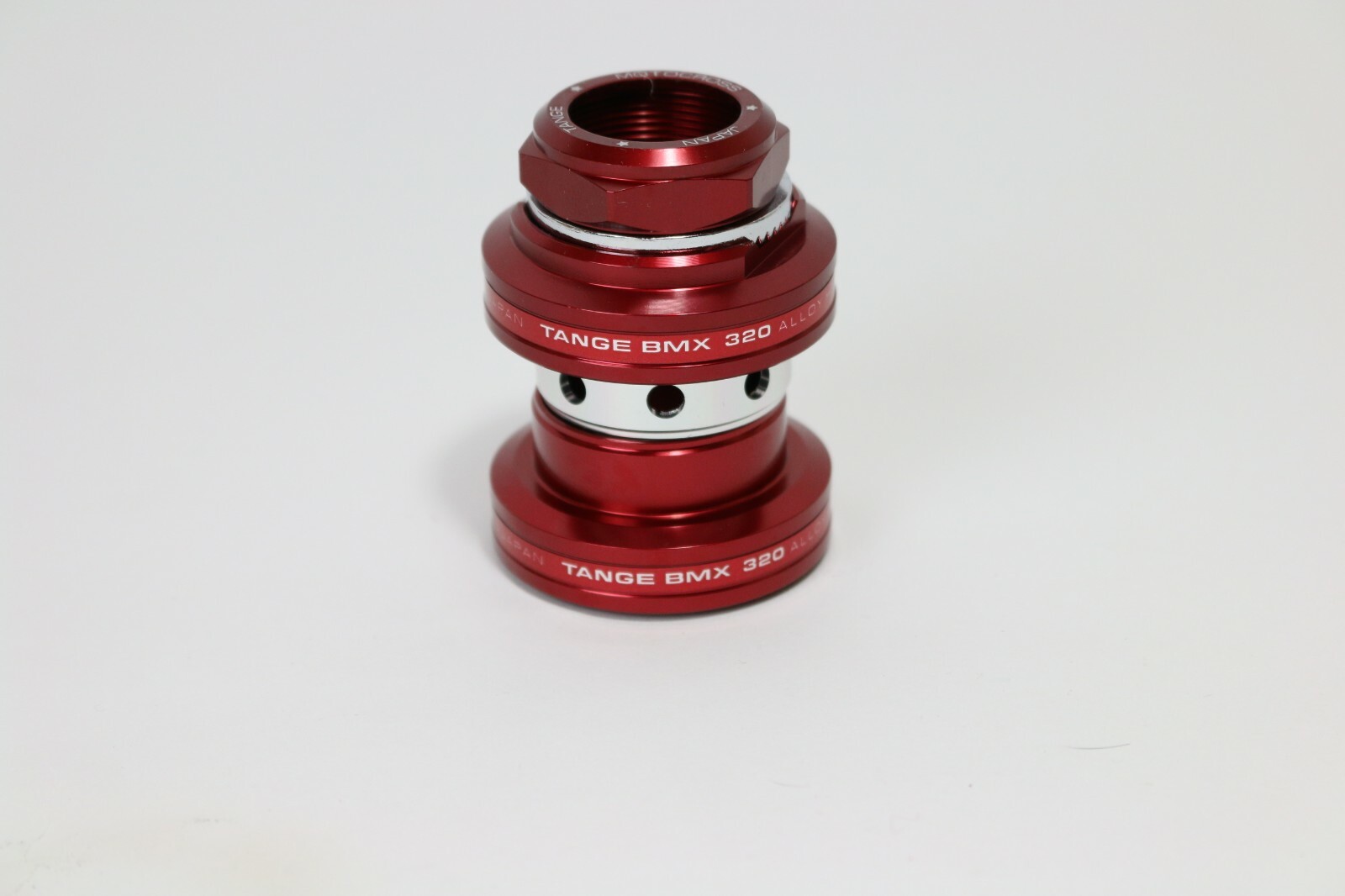 Tange MX 320 headsets Red anodized 1″ threaded old school BMX NIB