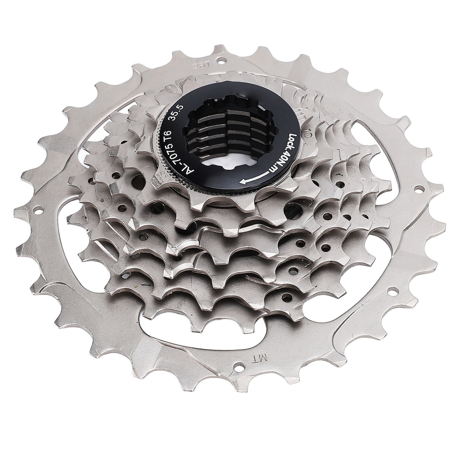 Bike Cassette 7 Speed Stainless Steel Aluminum Alloy Low Noise Bicycle Cass DVGD