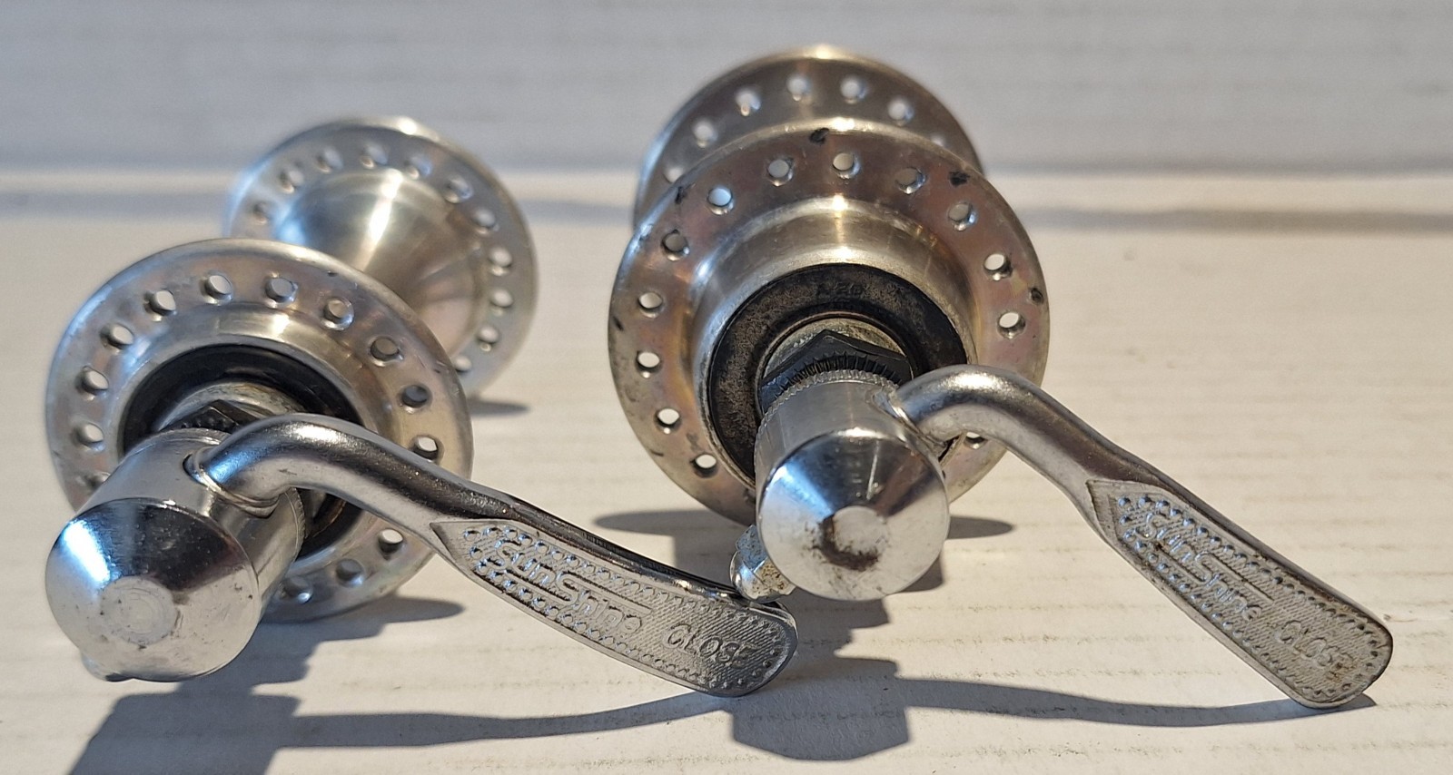 Vintage Sansin SE Hubset 36h with Sunshine Skewers