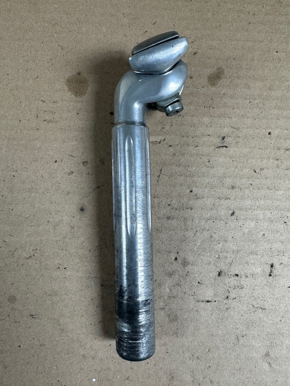 Vintage 70s Selle San Marco G.S. Special Fluted Seatpost, 27.2mm, 200mm