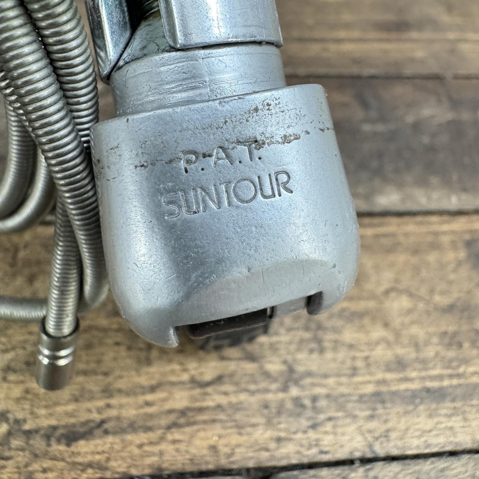 Vintage Suntour Bar End Shifter Set Barcon Metal Housing Road Touring Japan