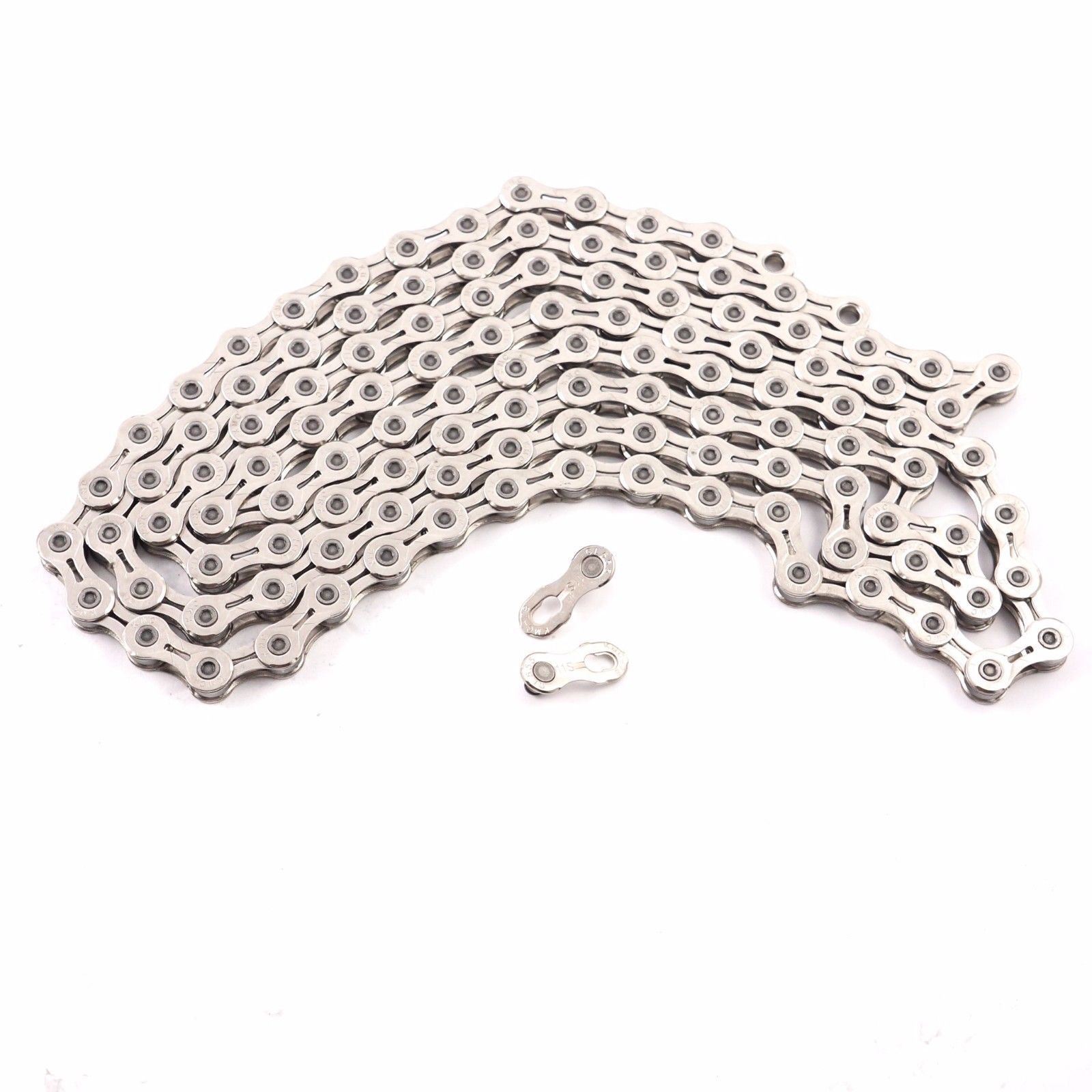 KMC X11EL 114 link Silver Chain with Missing Link for Road MTB Shimano Sram