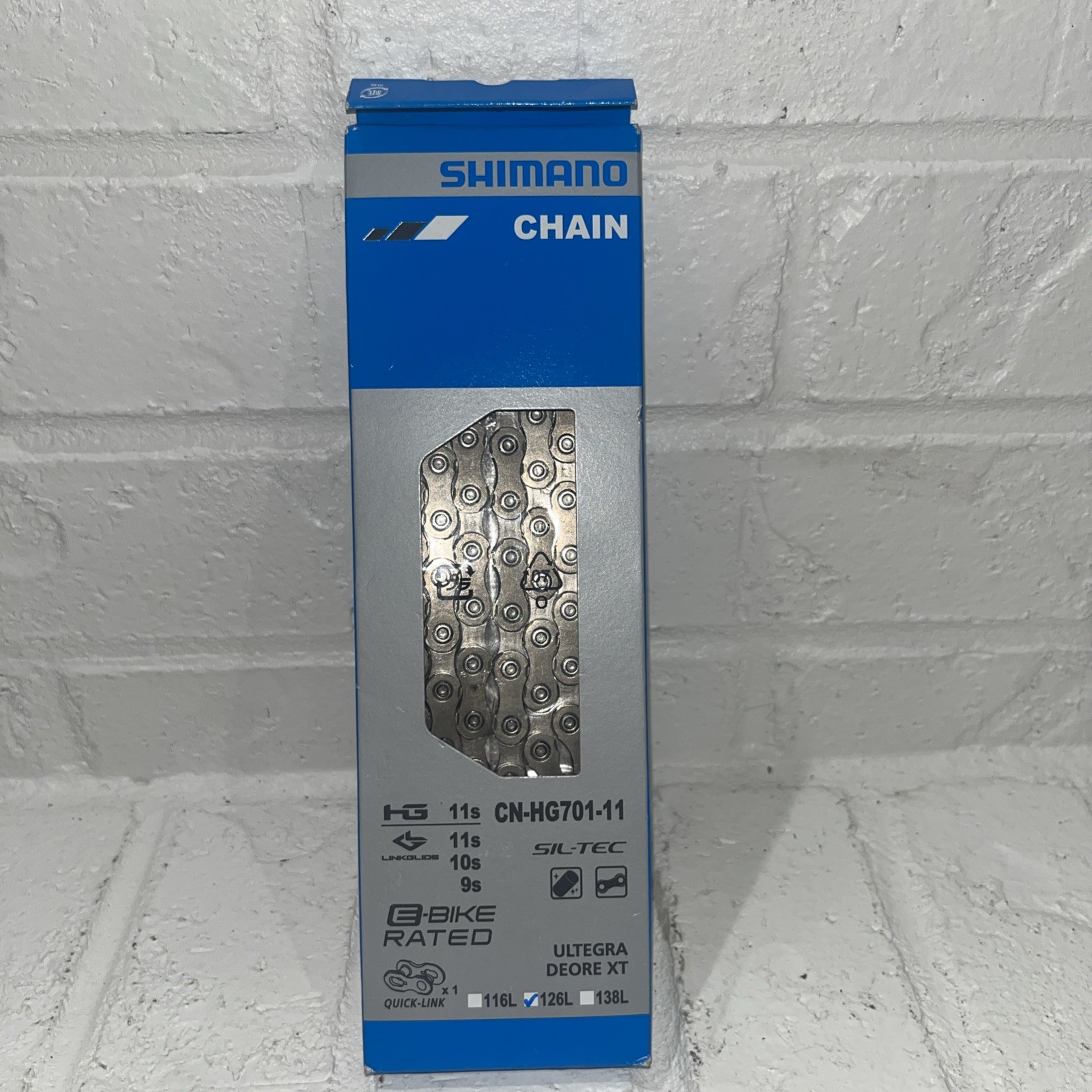 NEW! Shimano HG701 11-Speed Bike Chain 116L Ultegra Deore XT Quick-Link 116-Link