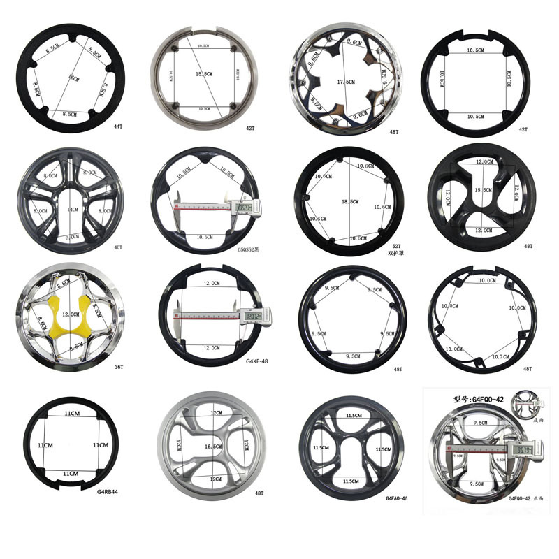 36/40/42/44/46/48/52T Bike Bicycle Sprocket Cranksets Chainring Guard Protector