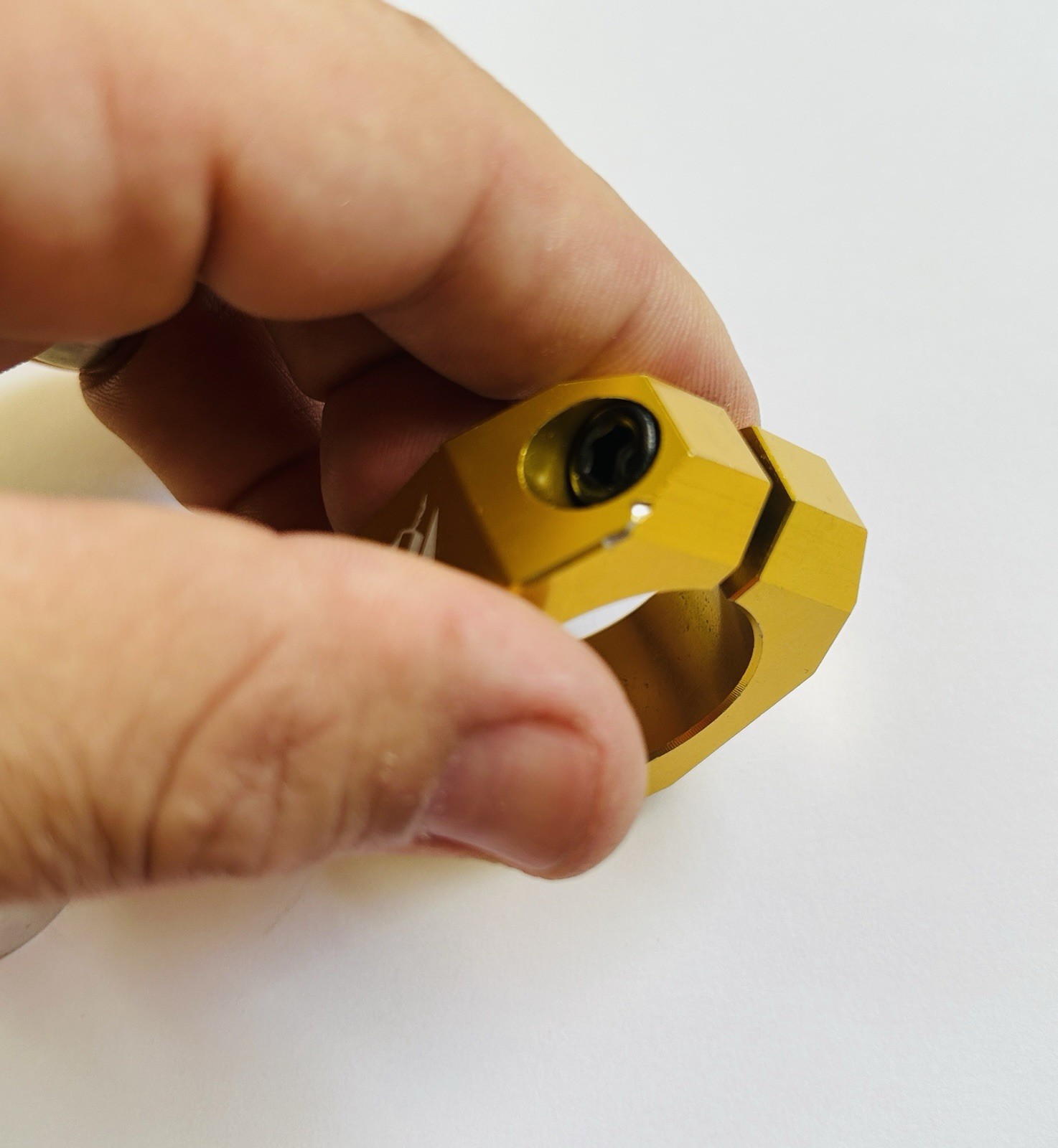 BMX TNT BICYCLES SEAT CLAMP (28.6, 31.8mm) GOLD – B-STOCK (HEAVILY DISCOUNTED)