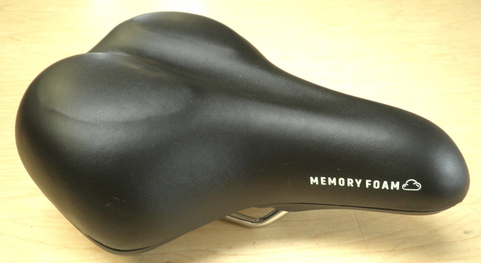 BLACK MEMORY FOAM CUSHION COMFORT BICYCLE SADDLE/SEAT BIKE PARTS 497-2