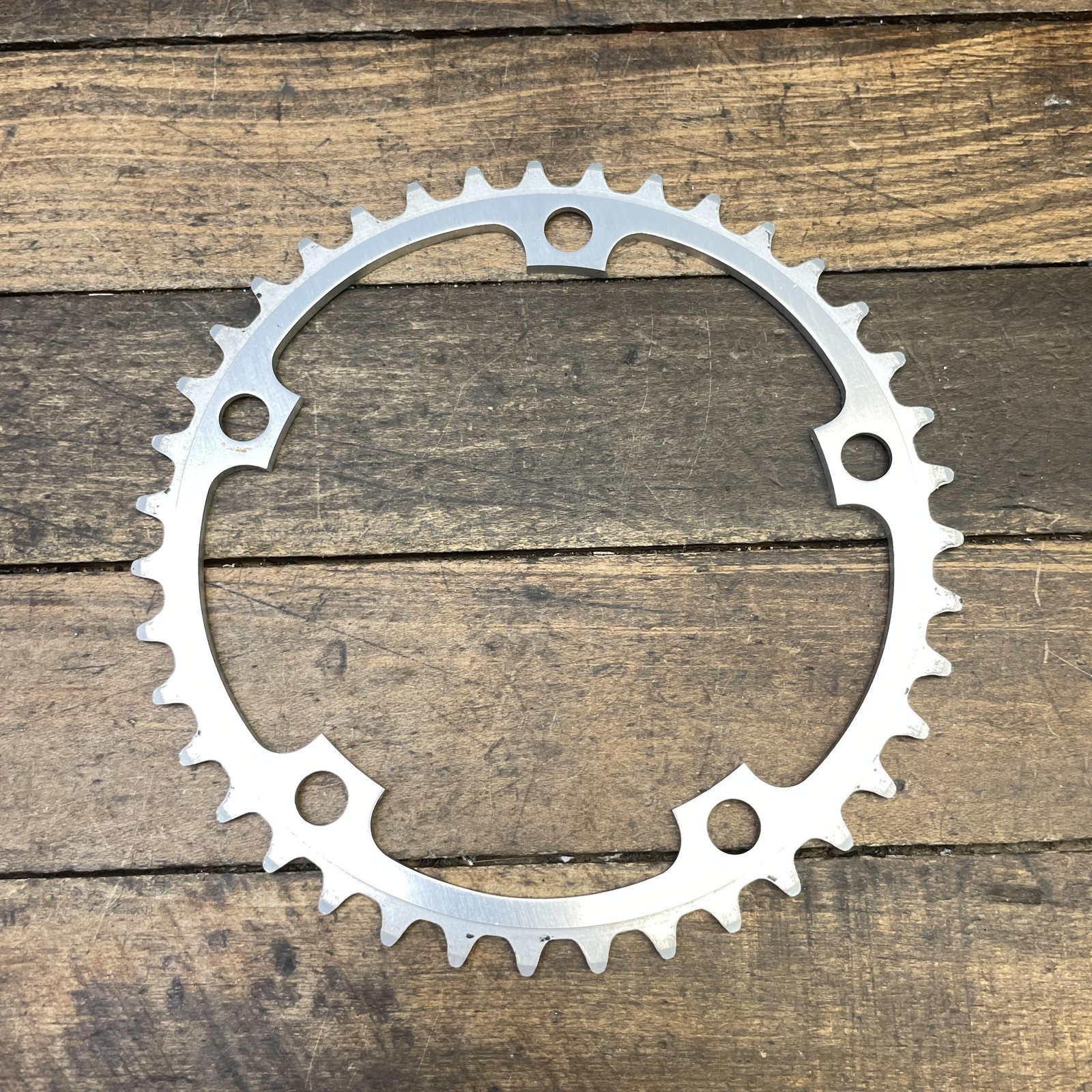 Vintage Shimano 39T Chainring 130 BCD 5-Arm Silver Road Racing Bike