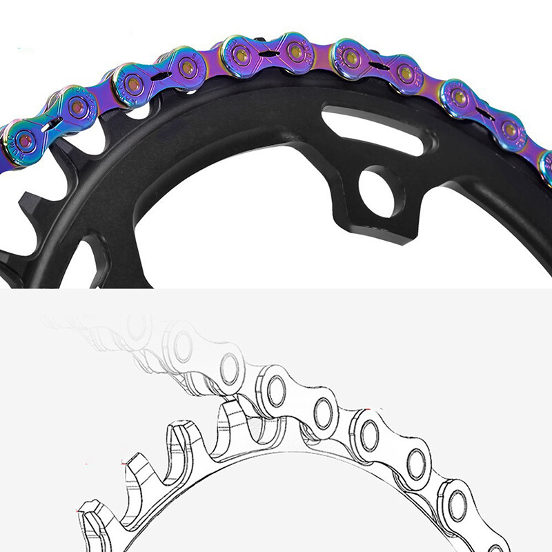 110 BCD 110BCD Road MTB Bike Narrow Wide Round Chainring 36T 42T 44T Chainwheel