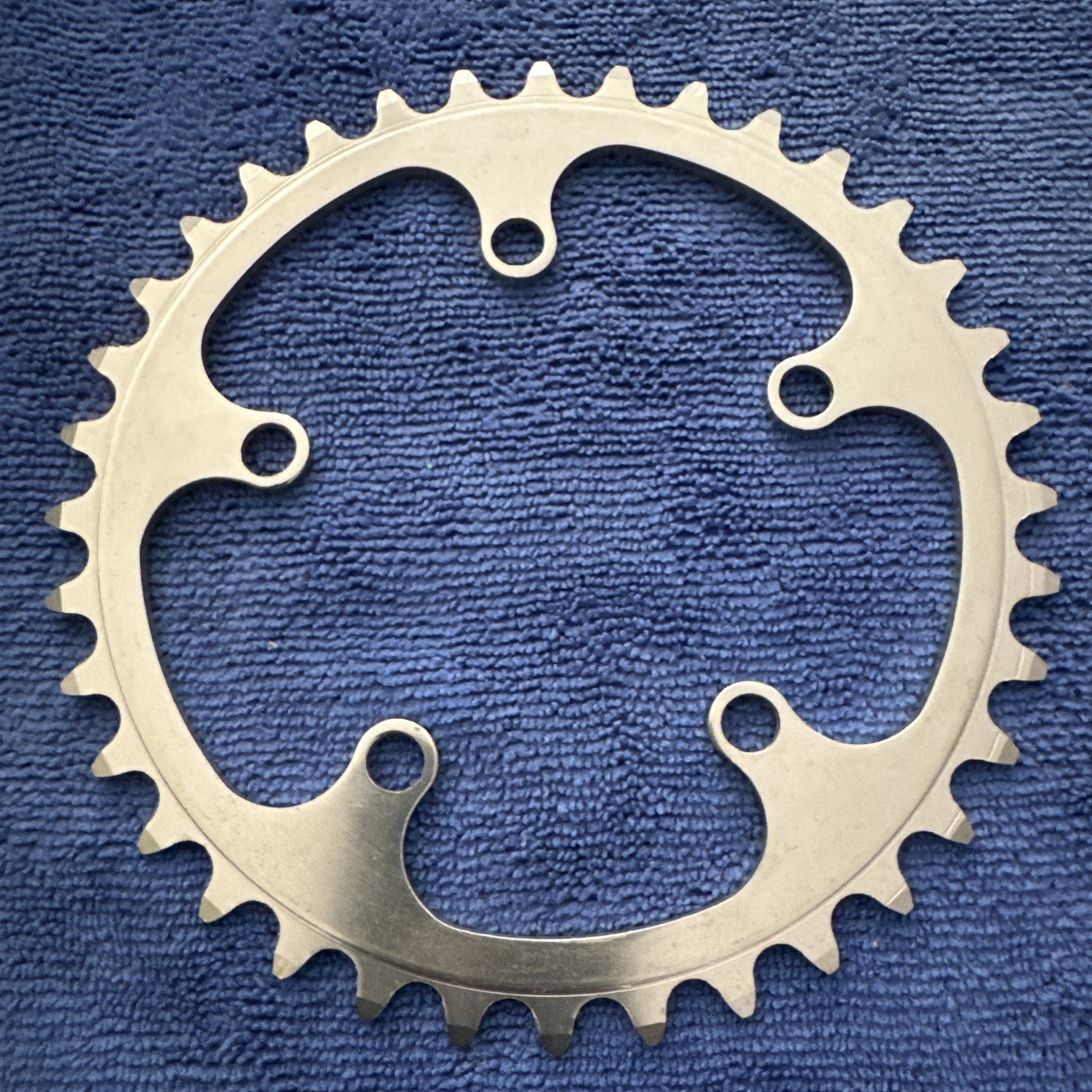 VNTG STRONGLIGHT ALY CHAINRING 86 BCD X 36T SIL FOR MODELS 80.99,100 NEW W/O PKG
