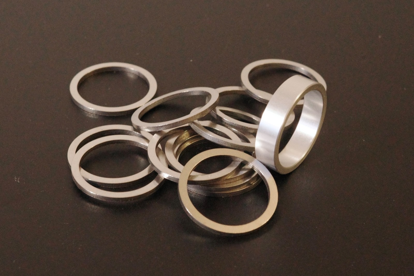Bullseye crank shims & spacer hardware set – accurate reproduction. Retro MTB