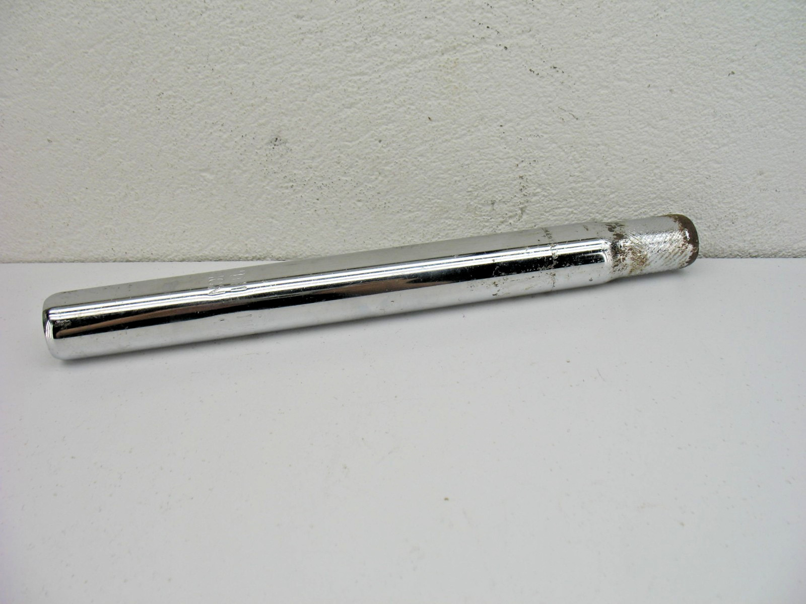 Chrome/Silver Steel Seat Post from a 20″ Kent 2 Cool Bicycle 25.4 – Used