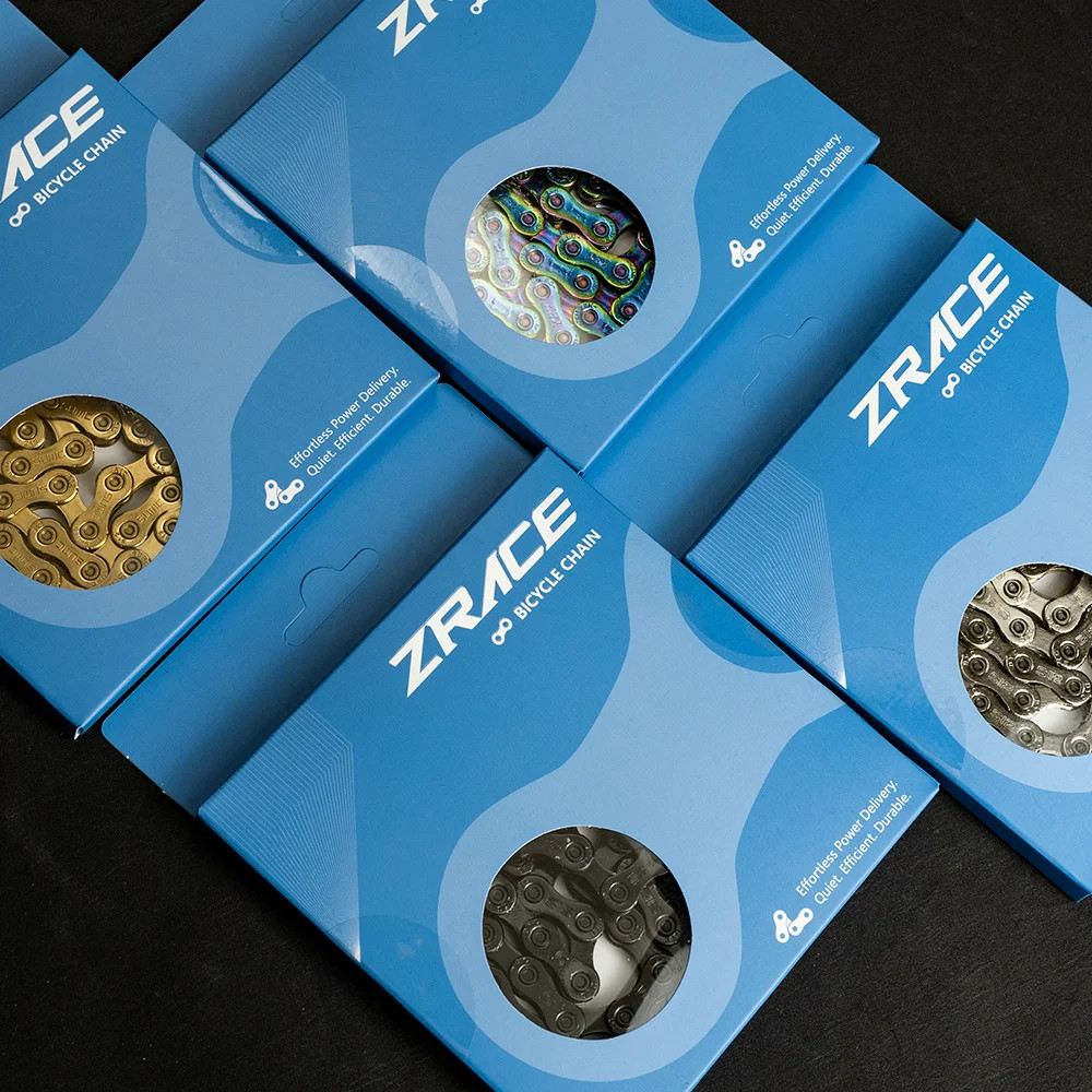 ZRACE Bike Chain 8 9 10 11 12 Speed MTB Road Bicycle Chain 114-126 Links