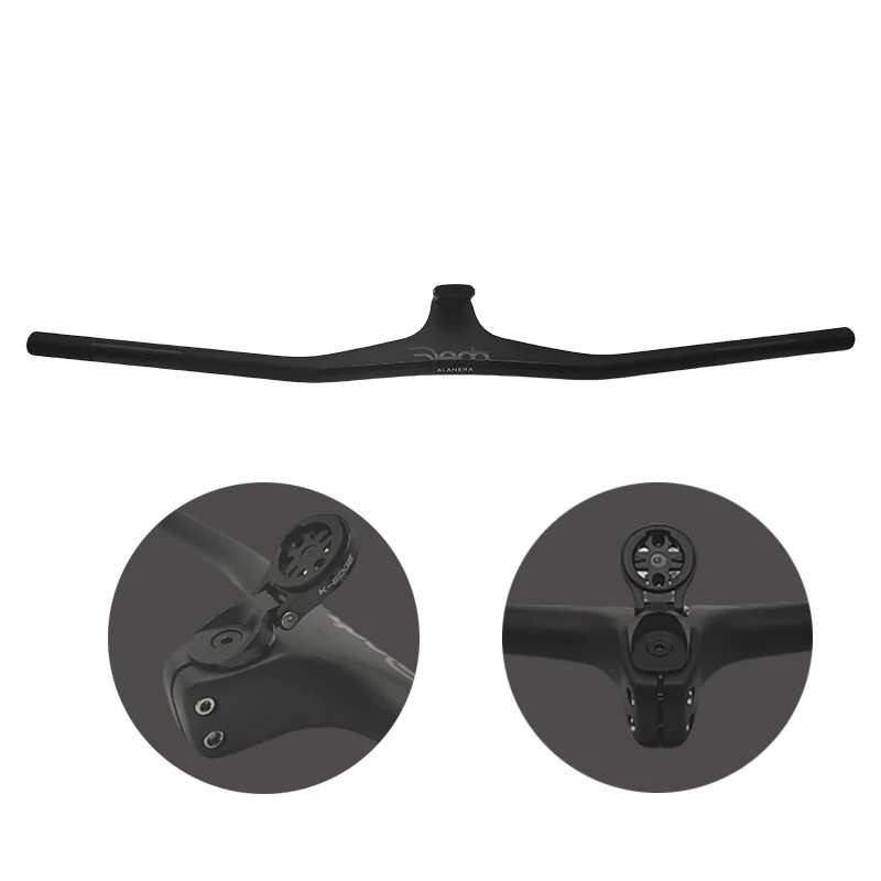 Integrated MTB Handlebar -17° Cockpit Carbon Fibre XC Handlebar 28.6mm 720-800mm