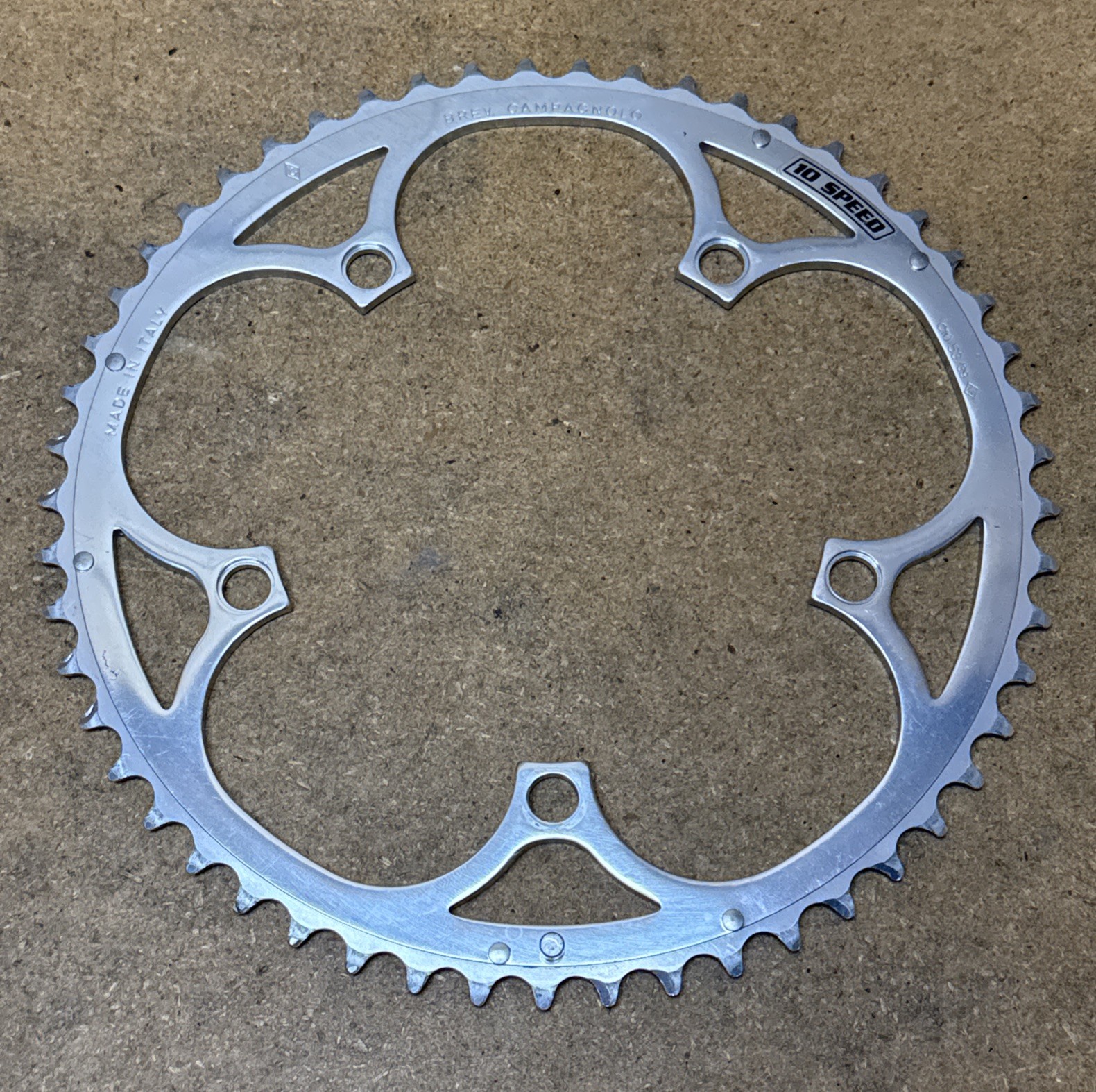 Campagnolo RECORD 135mm BCD 53t 53/39 Chainring 10-Speed UD Ultra Drive C10