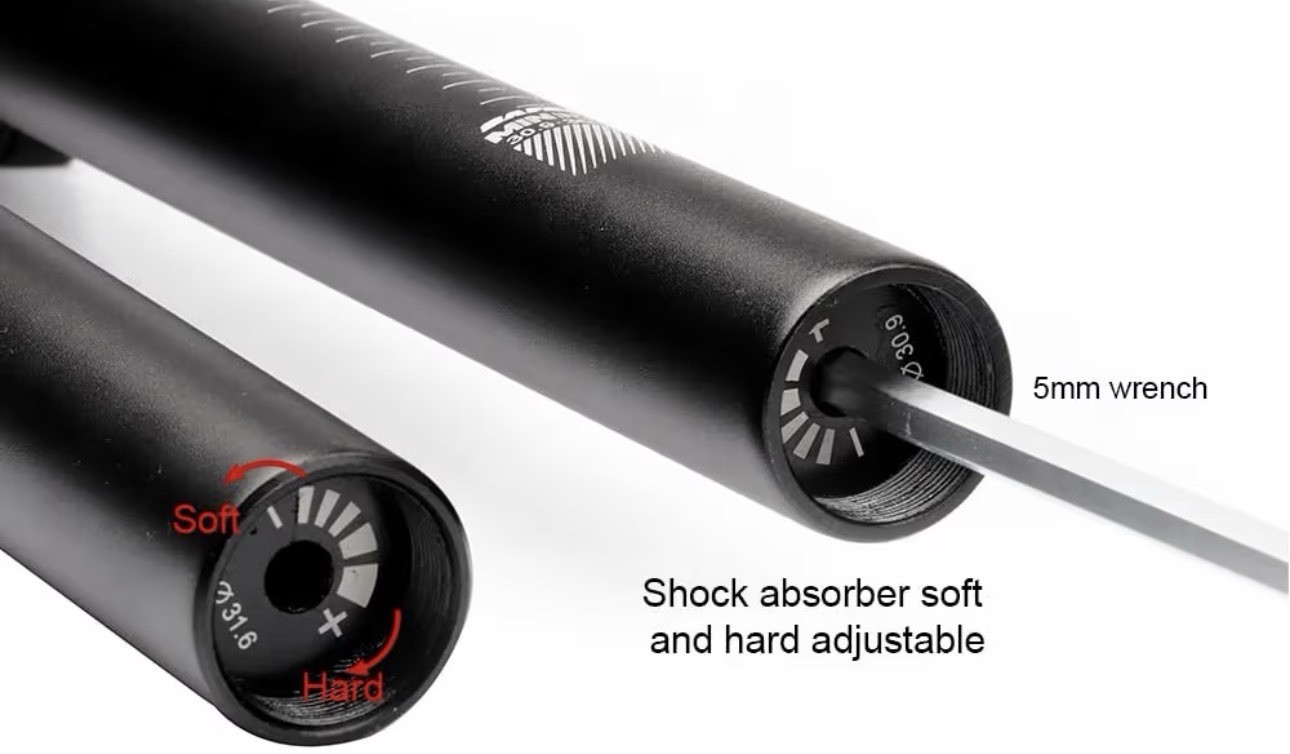 Safort Suspension Seatpost 31.6mm / 365mm MTB Bike/ eBike AD-SP18-USS NEW IN BOX