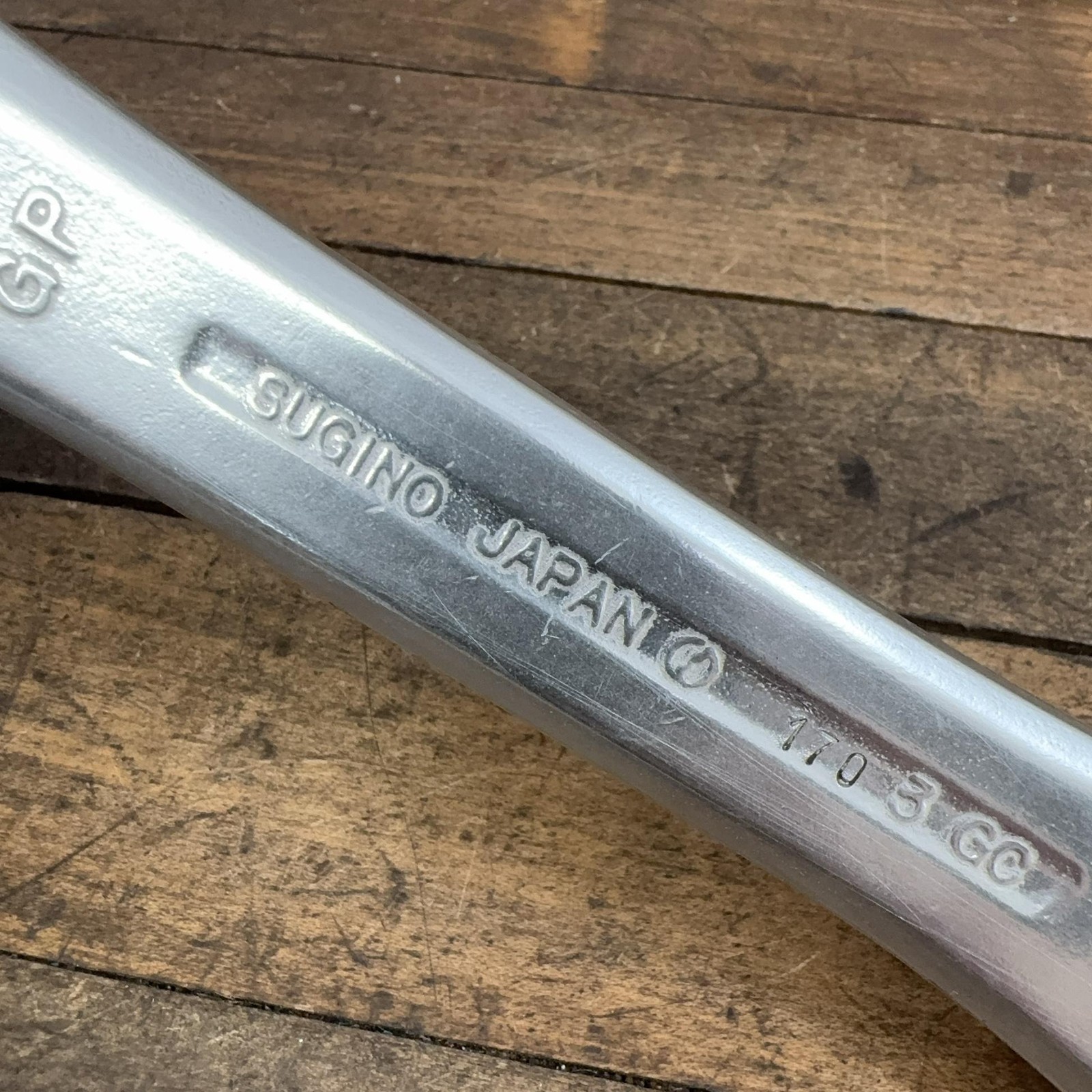Vintage Sugino GLP Crank Arm LEFT 170mm Square Taper Road Silver Alloy Japan