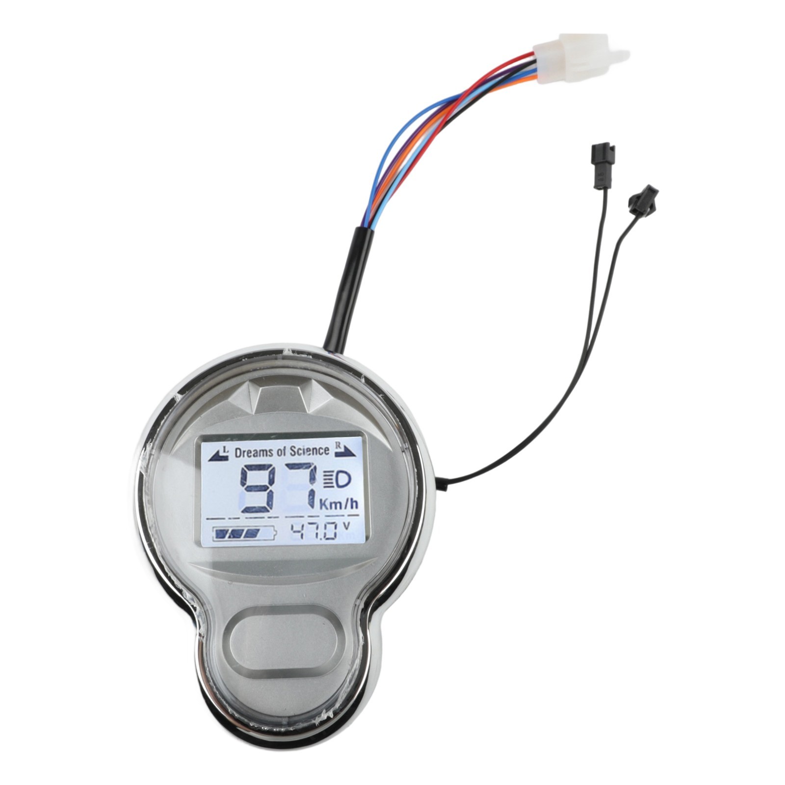 LCD Display Speedometer Screen For Ebike Electric Bike Scooter 48V 72V