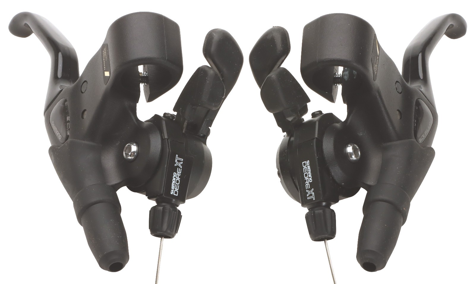 Shimano Deore XT STI-M092 Shift/Brake Lever Set 3x7s Black NOS