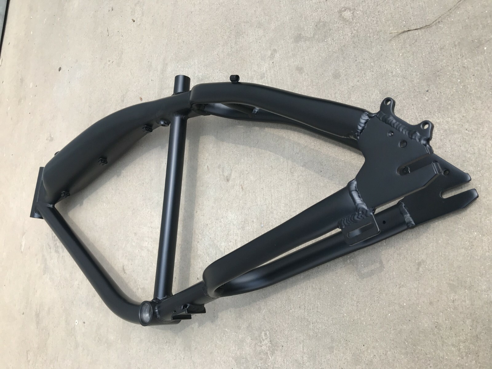 CDHPOWER Black Felt Faker Gas Frame 3.4L &26″ Suspension Fork-Gas Motorized Bike