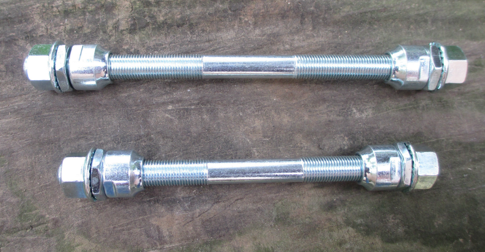Axle Set Rear or Front BMX Type or Pair Wheel Master 3/8x26tpi