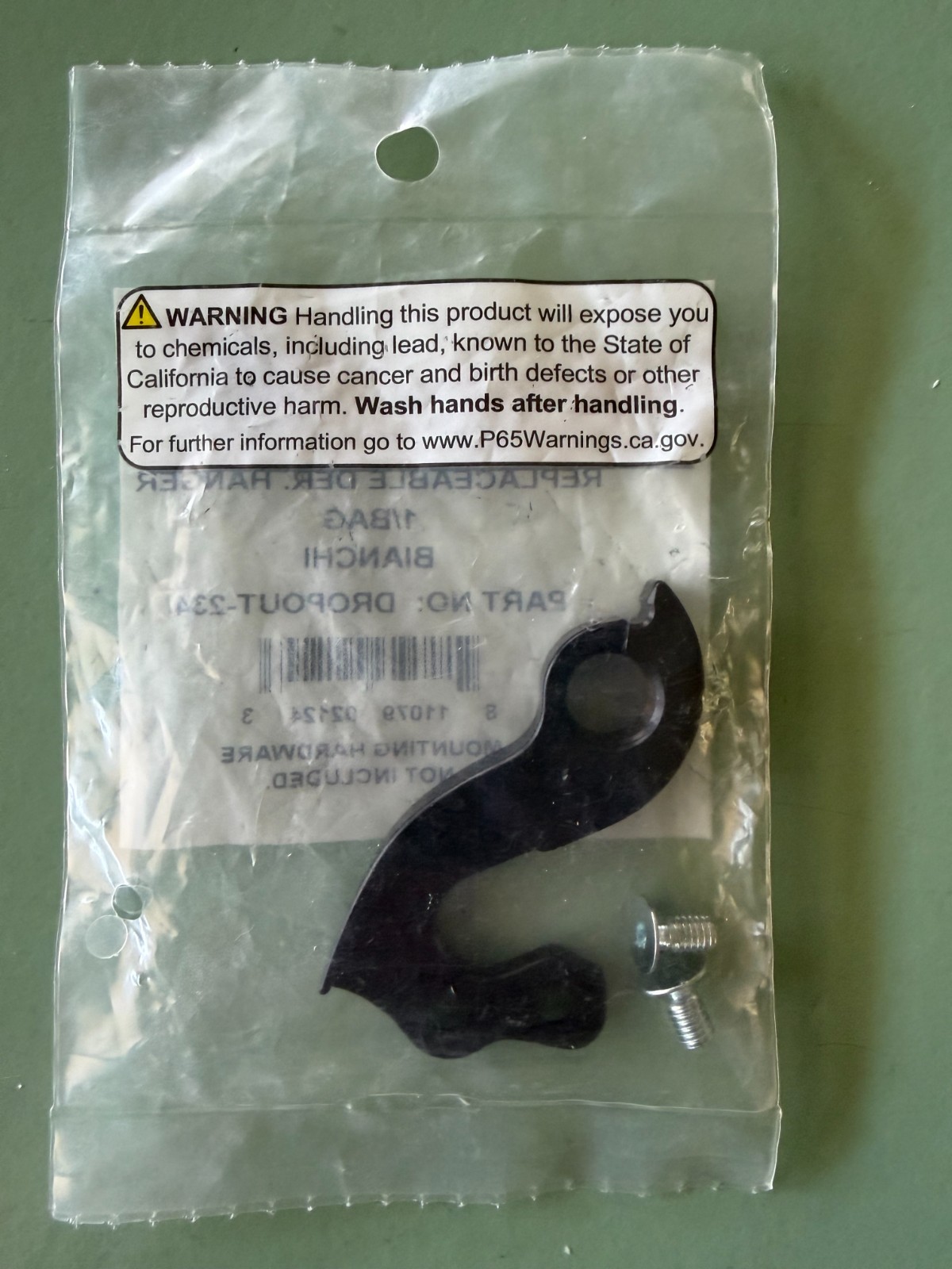 Wheels Manufacturing Replacement Dropout Hangar-234, Bianchi