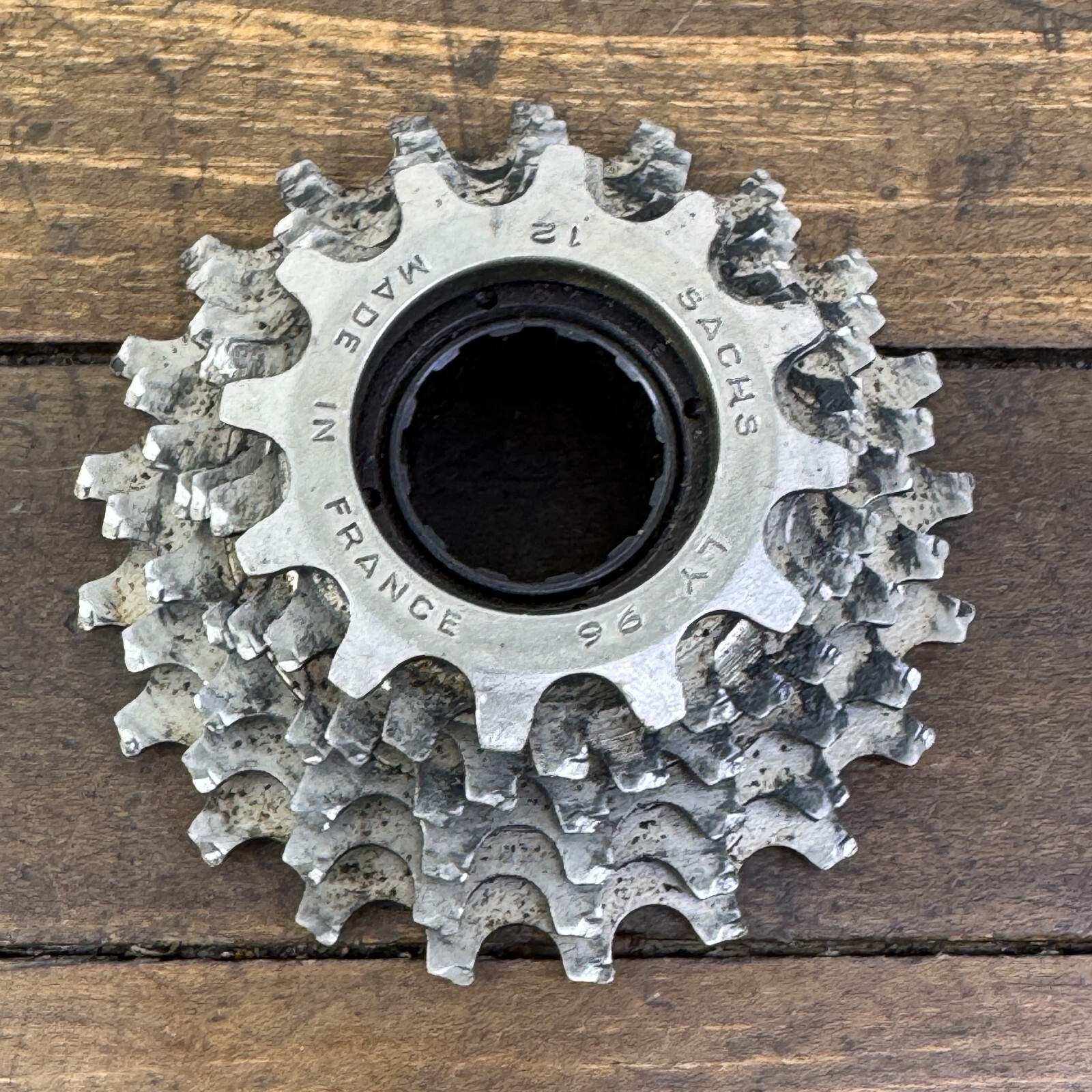 Vintage Sachs Maillard LY 96 21t Freewheel 21 Tooth 7 Speed 12 Tooth Brown Campy