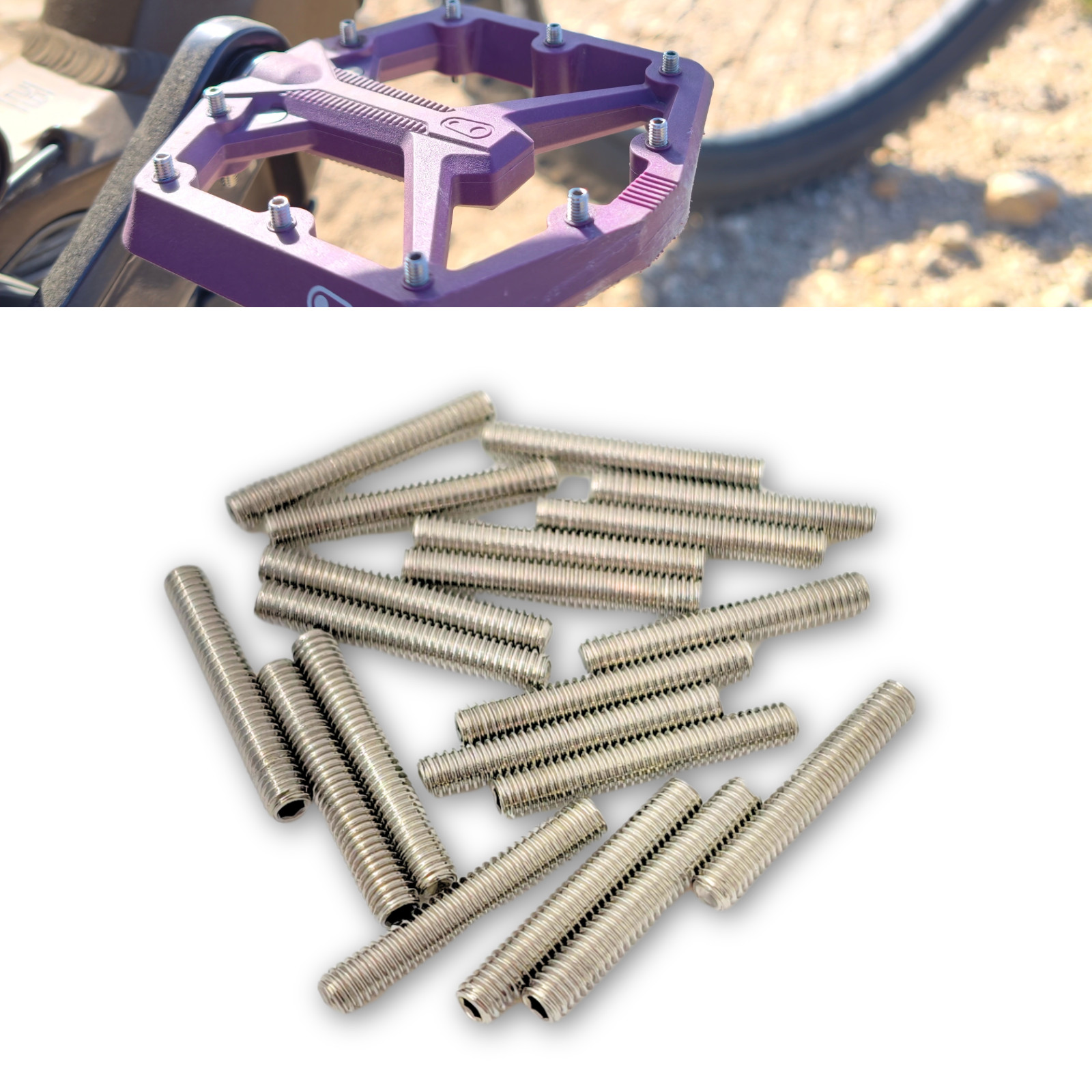 MTB Flat Pedal Pin Replacement Screw for Crankbrothers Stamp 1 Gen 2 Composite